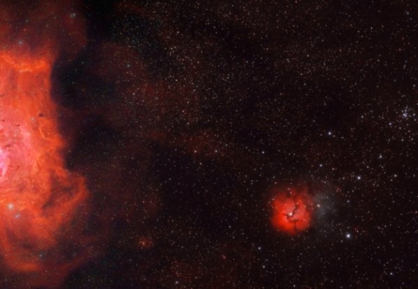 Messier 8, 20 y 21.